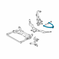 OEM Infiniti M45 Front Right Upper Suspension Link Complete Diagram - 54524-EG000