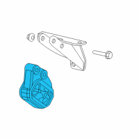 OEM 2005 Dodge Ram 1500 INSULATOR-Engine Mount Diagram - 5037424AA