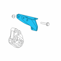 OEM 2004 Dodge Ram 1500 Bracket-Engine Mount Diagram - 5037422AB