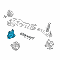 OEM 2019 BMW M5 Engine Mount Bracket Right Diagram - 22-11-6-871-208