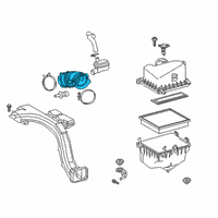 OEM 2020 Toyota RAV4 Air Inlet Hose Diagram - 17881-F0070