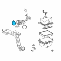 OEM Lexus Clip, Hose Diagram - 90466-71001