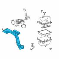 OEM 2019 Toyota RAV4 Air Inlet Duct Diagram - 17750-F0070