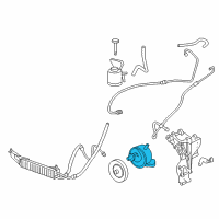 OEM 2020 GMC Savana 3500 Power Steering Pump Diagram - 84208307