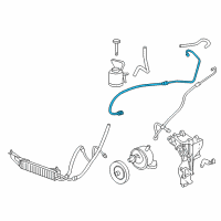 OEM 2014 GMC Savana 3500 Upper Pressure Line Diagram - 25925452