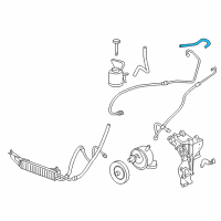 OEM 2003 GMC Savana 1500 Return Hose Diagram - 20965232