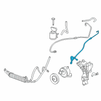 OEM 2014 GMC Savana 3500 Lower Pressure Line Diagram - 84371433