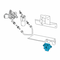 OEM 2018 Chevrolet Silverado 3500 HD Fuel PUMP POWER CONTROL MODULE Assembly Diagram - 13526235