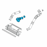 OEM 2017 BMW X3 Air Intake Tube Diagram - 13-71-7-605-638