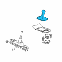 OEM 2016 Cadillac ATS Shift Knob Diagram - 24279876