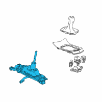 OEM 2017 Cadillac ATS Shifter Diagram - 24284595