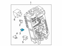 OEM 2022 Cadillac Escalade ESV Fuse Diagram - 88861354