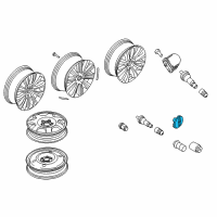 OEM 2017 Lincoln MKX Center Cap Diagram - EJ7Z-1130-A