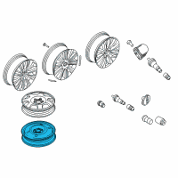 OEM 2016 Lincoln MKX Wheel, Spare Diagram - FA1Z-1007-D