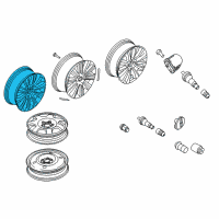 OEM Lincoln MKX Wheel, Alloy Diagram - FA1Z-1007-G