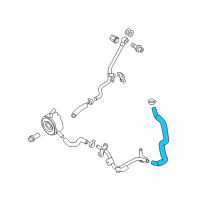 OEM 2015 Nissan Quest Hose Water Diagram - 21306-JN00A