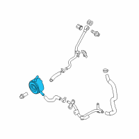 OEM Nissan Murano Cooler ASY Oil Diagram - 21305-JA13B