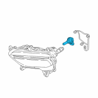 OEM Kia Bulb Diagram - 1864935009L