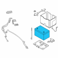 OEM 2011 Infiniti M56 Battery Diagram - 24410-1MA0A