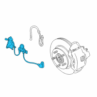 OEM Chrysler LHS Sensor-Anti-Lock Brakes Diagram - 4779050AB