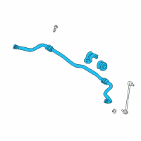 OEM Hyundai Bar Assembly-Front Stabilizer Diagram - 54810-D3000