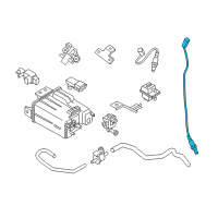 OEM 2022 Nissan Altima Heated Oxygen Sensor, Rear Diagram - 226A0-6CC0B