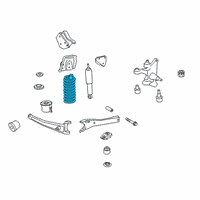 OEM 2008 Ford F-350 Super Duty Coil Spring Diagram - 7C3Z-5310-XC