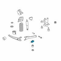 OEM 2008 Ford F-350 Super Duty Upper Bracket Insulator Diagram - E8TZ-5414-B