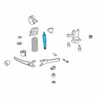 OEM 2020 Ford F-250 Super Duty Shock Diagram - HC3Z-18124-B