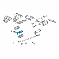 OEM 2006 Honda Civic Converter Diagram - 18160-RRB-A00