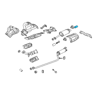 OEM 2007 Honda Civic Finisher, Exhuast Pipe (Coo) Diagram - 18310-SVB-305