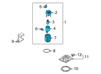OEM 2022 Kia Sorento Pump Assy-Fuel Diagram - 31120P4200