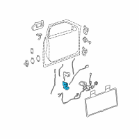 OEM 2007 Cadillac DTS Lock Diagram - 22778023