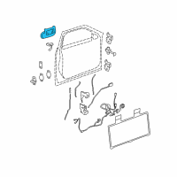 OEM 2009 Cadillac DTS Handle, Outside Diagram - 20857697