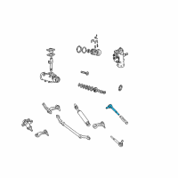 OEM Chevrolet K1500 Suburban Rod Kit, Steering Linkage Inner Tie Diagram - 26059036