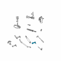 OEM 1999 GMC K3500 Pitman Arm Diagram - 26051896
