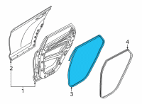 OEM Hyundai Santa Cruz W/STRIP ASSY-RR DR SIDE RH Diagram - 83140-K5000