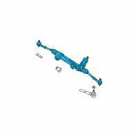 OEM 2001 Dodge Durango Gear-Rack And Pinion Diagram - 52106405AO