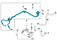 OEM 2022 Ford Bronco TUBE ASY Diagram - MB3Z-7R081-A