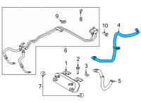 OEM 2022 Ford Bronco TUBE ASY Diagram - MB3Z-7G071-B