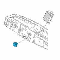 OEM Finish Panel Outlet Diagram - DP5Z-19N236-A