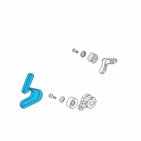OEM 2009 Acura TSX Belt, Alternator (Bando) Diagram - 31110-RL5-A01