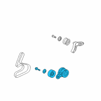 OEM 2010 Honda Accord Tensioner Assy., Auto Diagram - 31170-RLF-J01