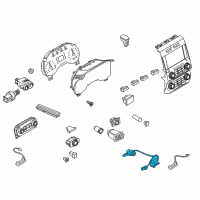 OEM Ford F-350 Super Duty Courtesy Lamp Diagram - HC3Z-14A318-D