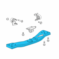 OEM 2006 Jeep Liberty Support-Transmission Diagram - 52129089AE