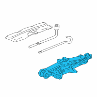 OEM 2012 Honda CR-V Jack Assy., Pantograph Diagram - 89310-SYE-A01