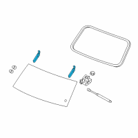 OEM 2012 Jeep Grand Cherokee Bracket Diagram - 68065878AF