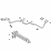 OEM Ford Cooler Line Diagram - KR3Z-7R081-B