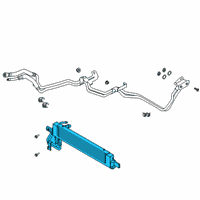 OEM 2021 Ford Mustang Oil Cooler Diagram - KR3Z-7869-A