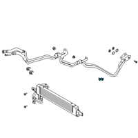 OEM Ford Cooler Line Diagram - KR3Z-7R081-C